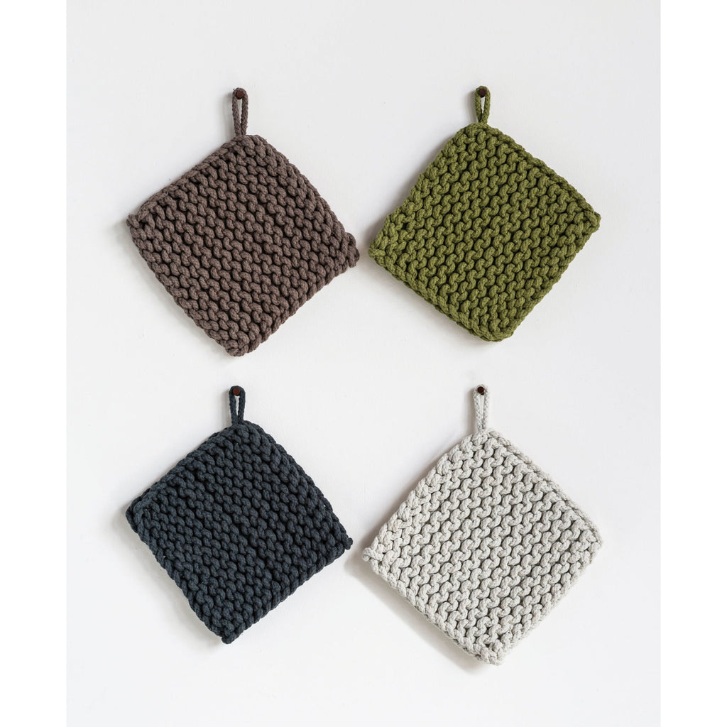 Hand-Crocheted Cotton Pot Holder — Sonoma