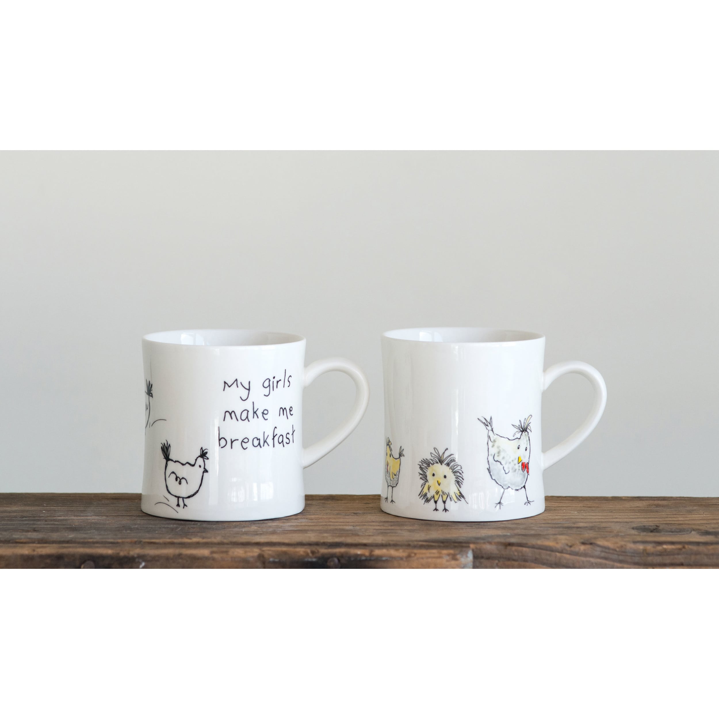 Country Chicken Stoneware Mug — Amazing