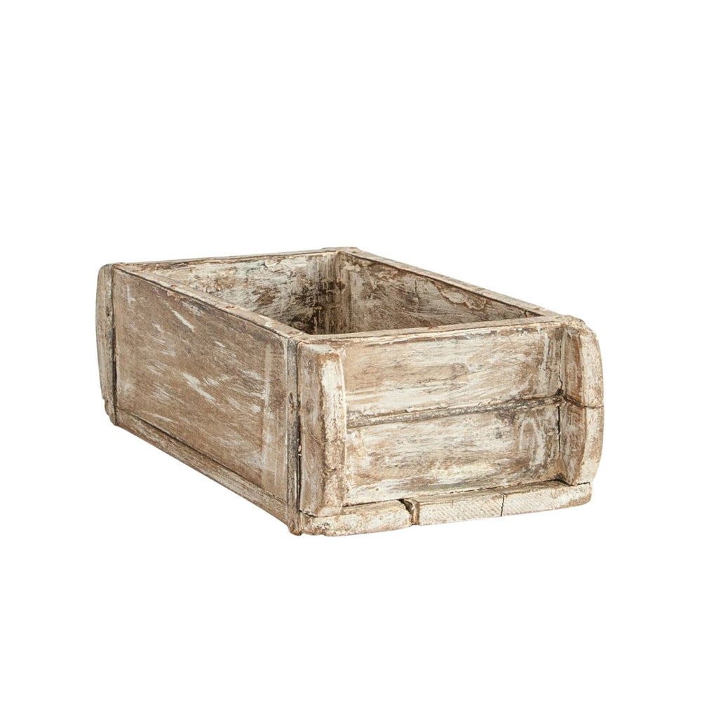Antiqued Wooden Brick Mould Decor