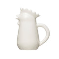 Chicken-Shaped Stoneware Creamer