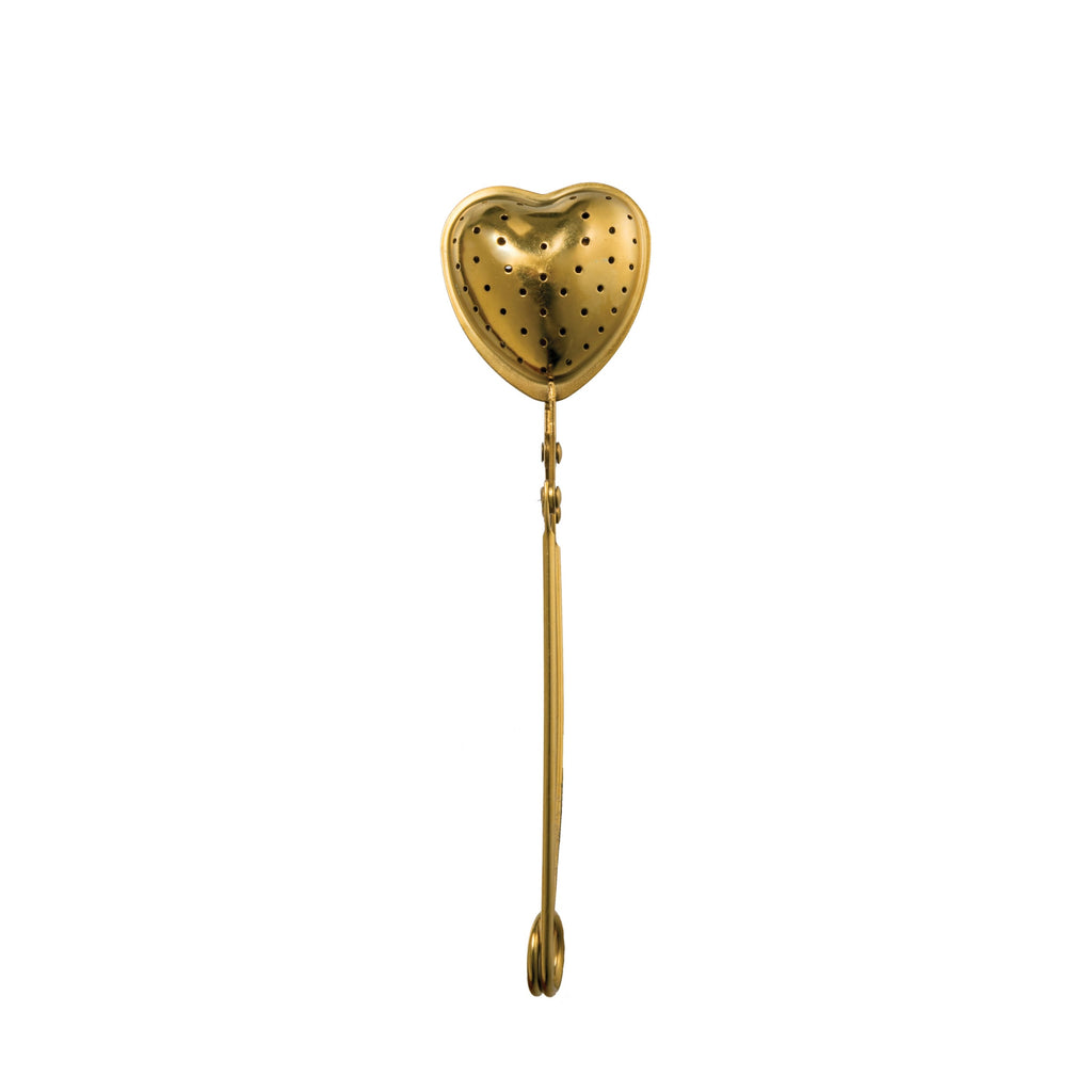 Heart-Shaped Metal Tea Strainer