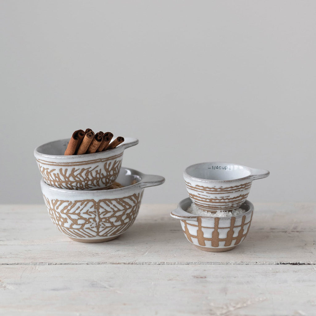 Classic Stoneware Measuring Cups Set