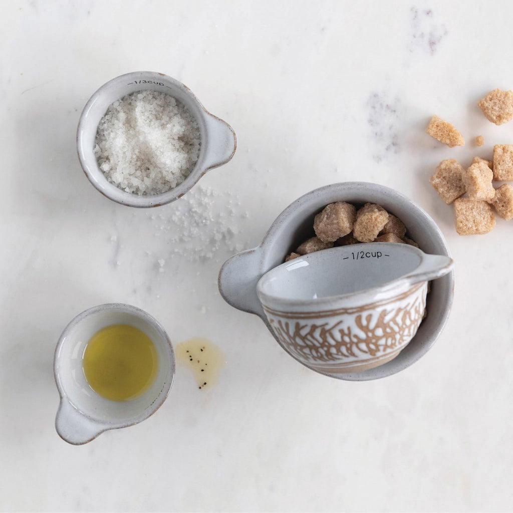 Classic Stoneware Measuring Cups Set