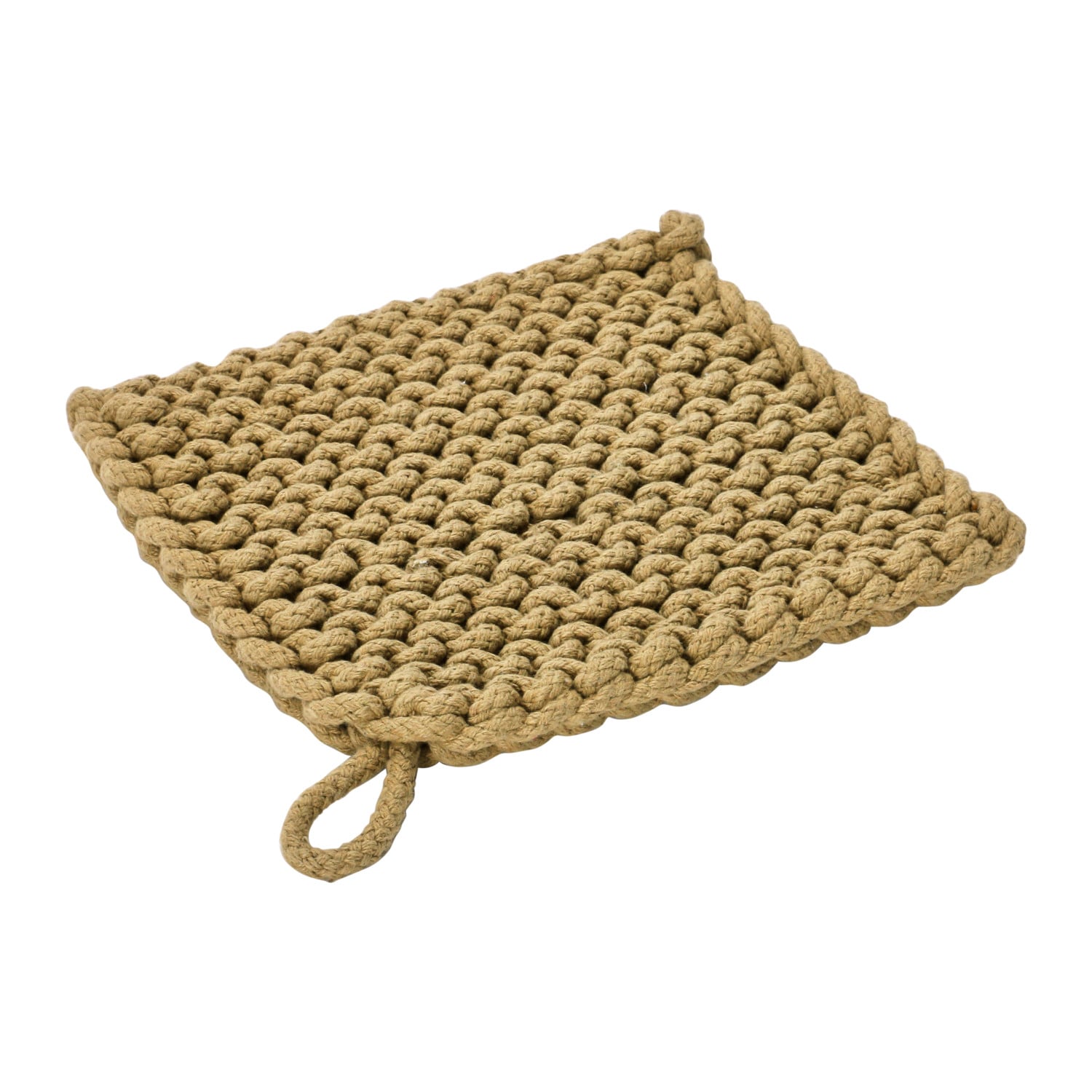 Hand-Crocheted Cotton Pot Holder — Botanist