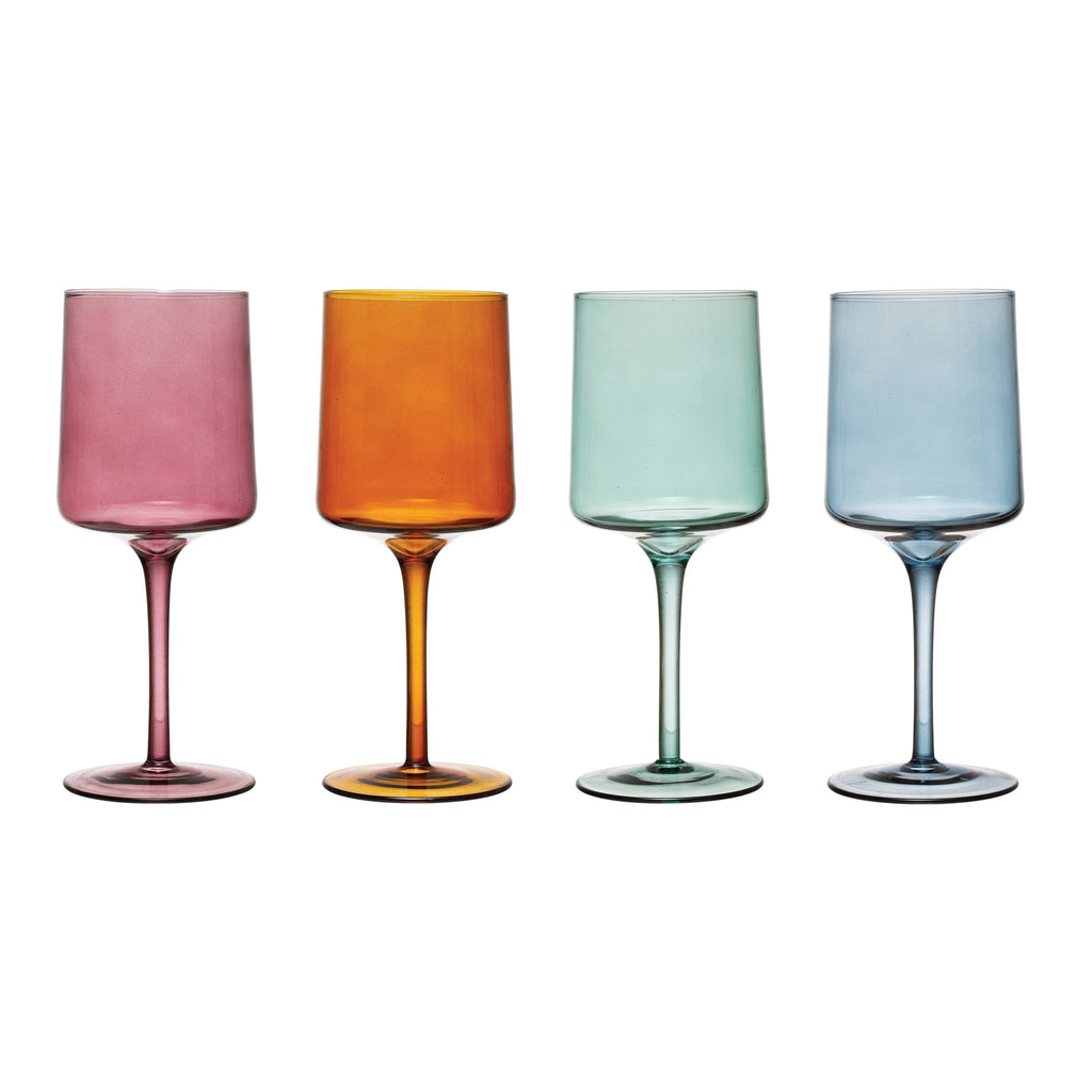 Blush Stemmed Wine Glass