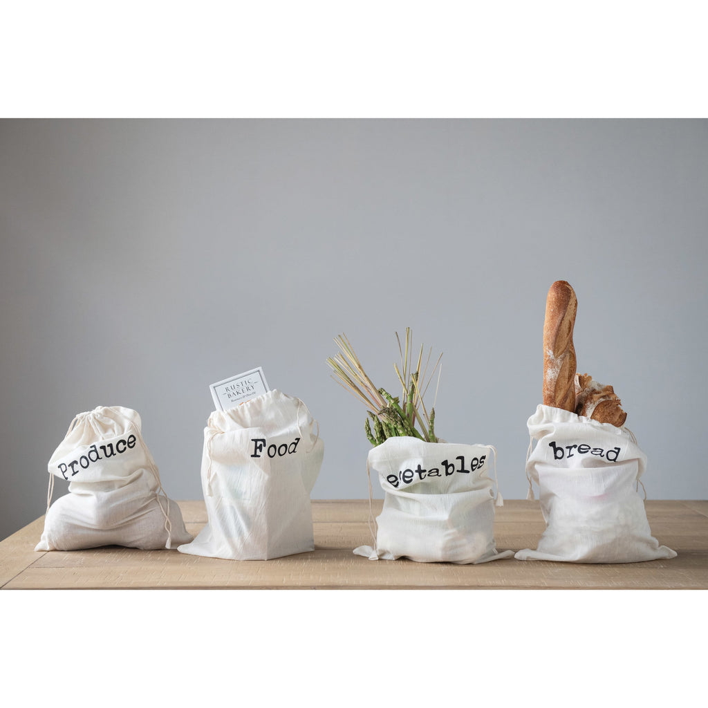 Reusable Cotton Food Storage Bag