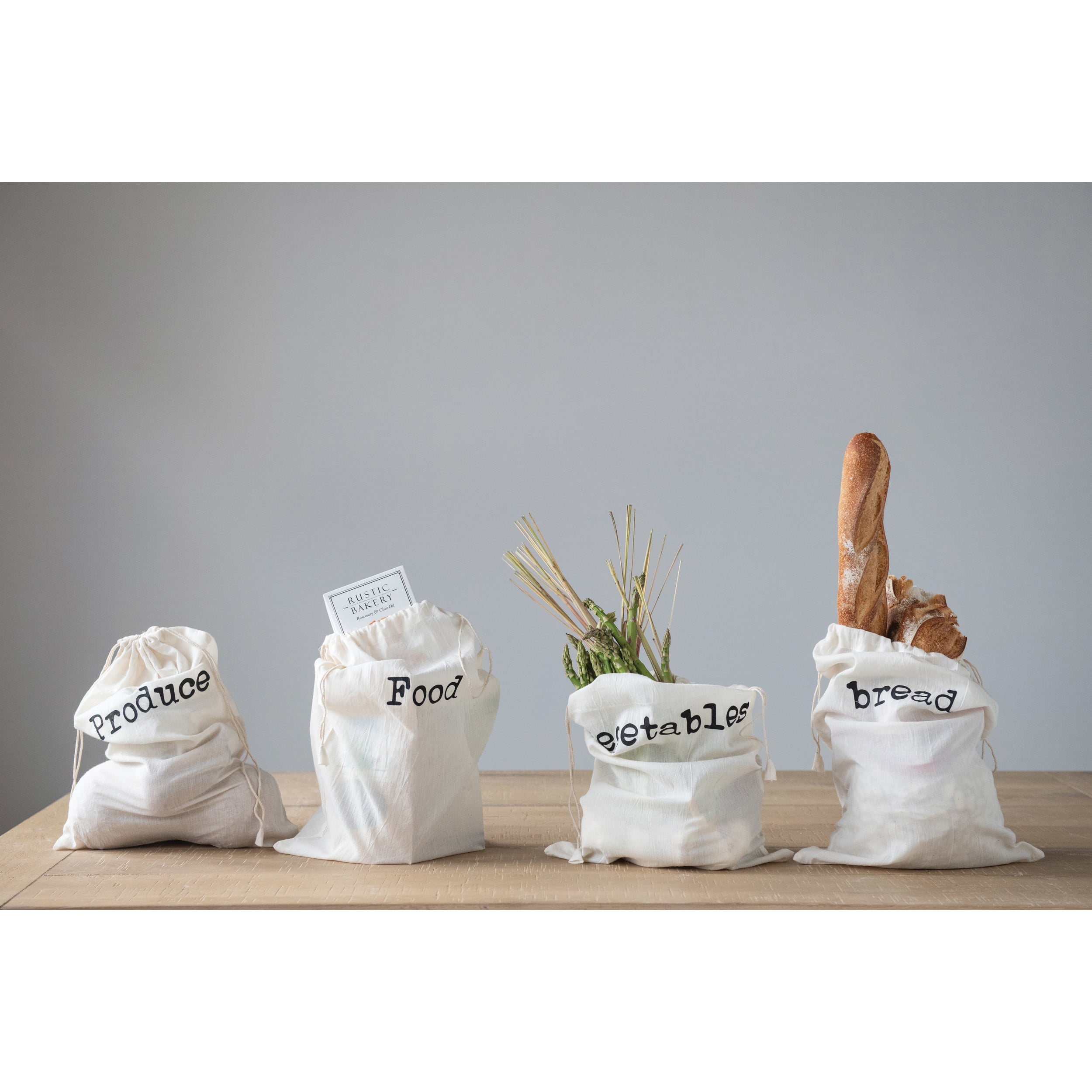 Reusable Cotton Food Storage Bag