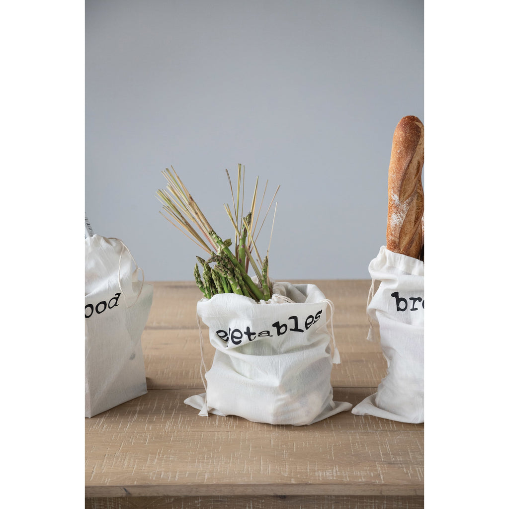 Reusable Cotton Food Storage Bag