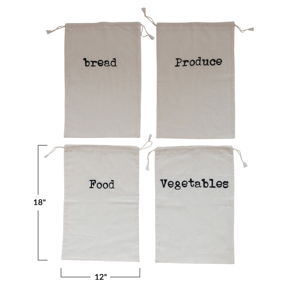Reusable Cotton Food Storage Bag