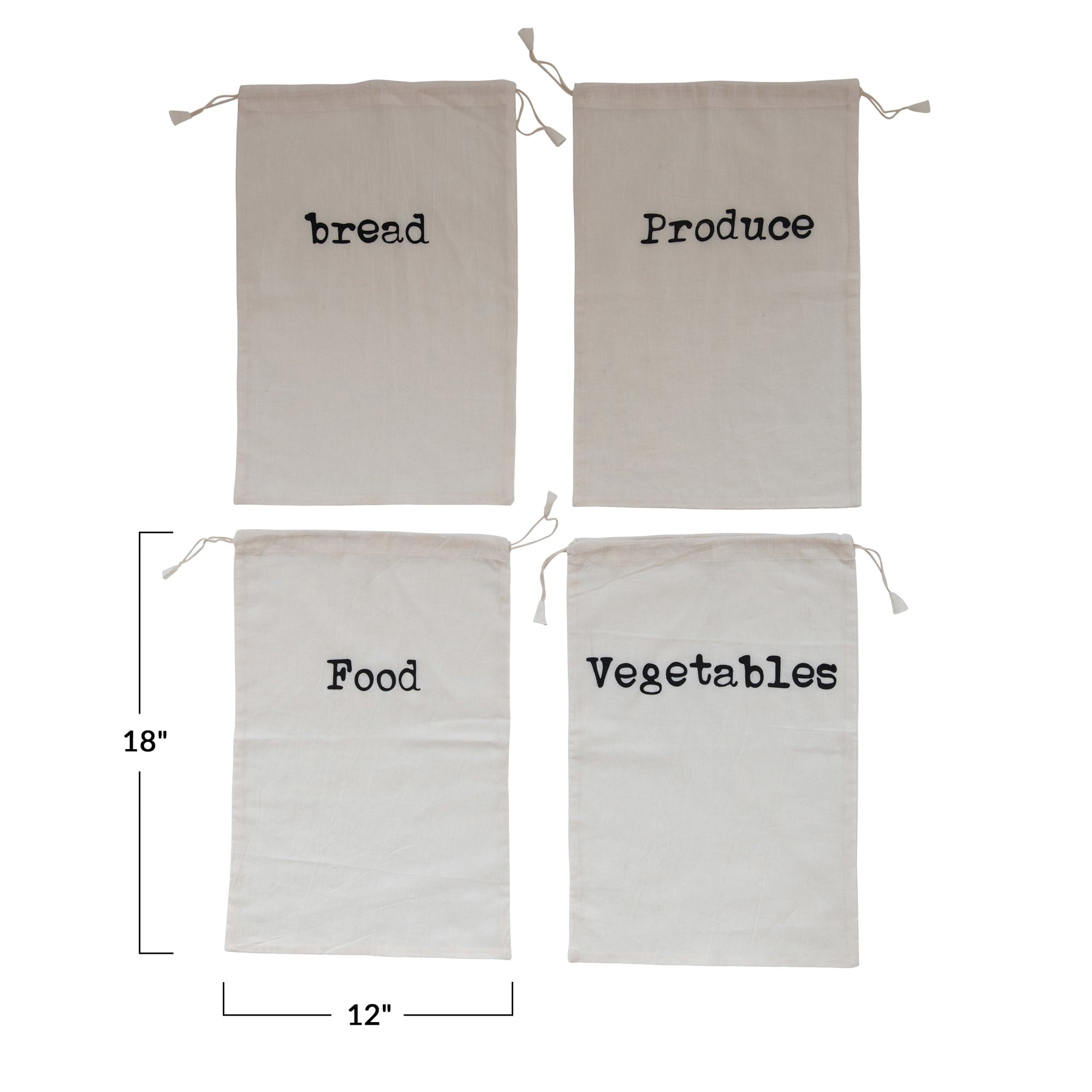 Reusable Cotton Food Storage Bag