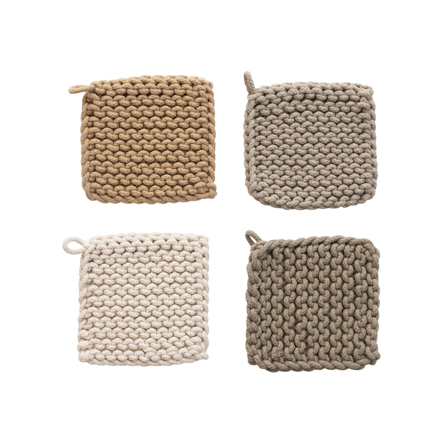 Hand-Crocheted Cotton Pot Holder — Backyard Farmer