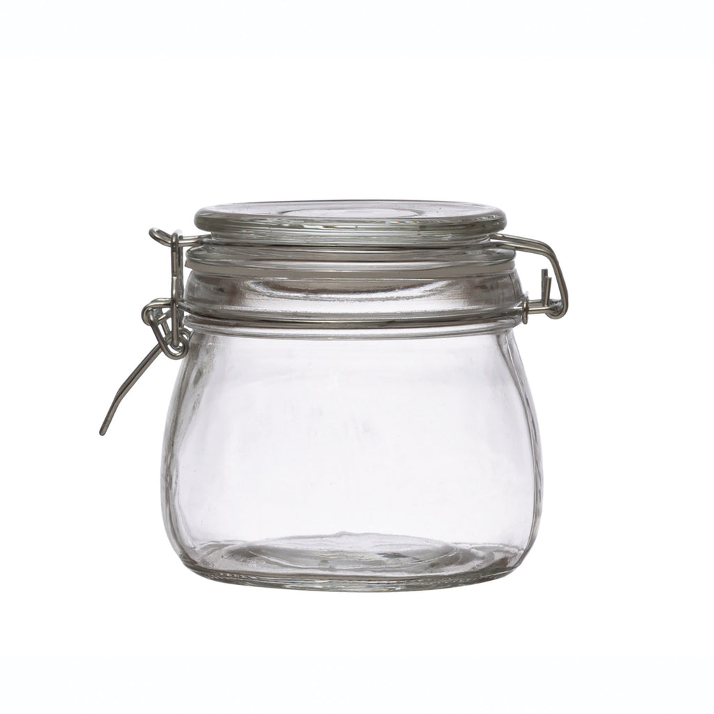 Petite Glass Storage Jar with Clamp Lid