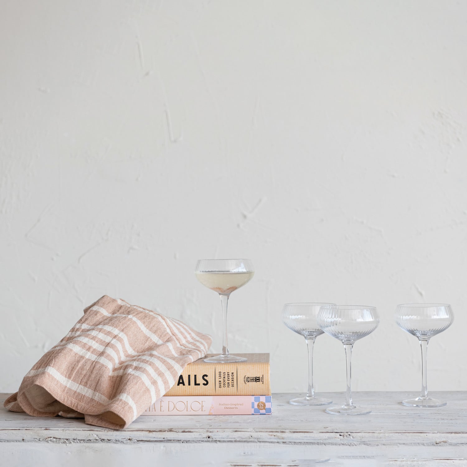 Elegant Stemmed Coupe Champagne Glass