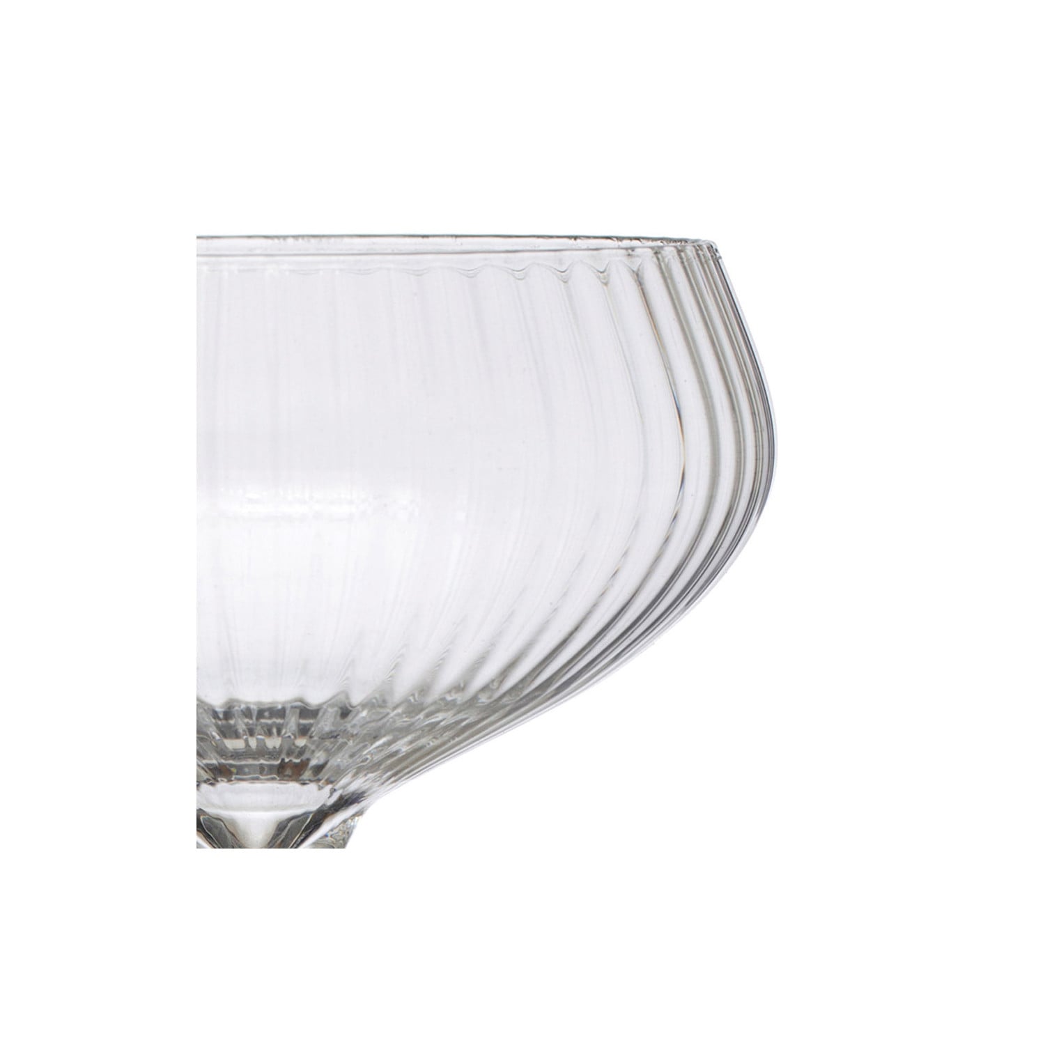 Elegant Stemmed Coupe Champagne Glass