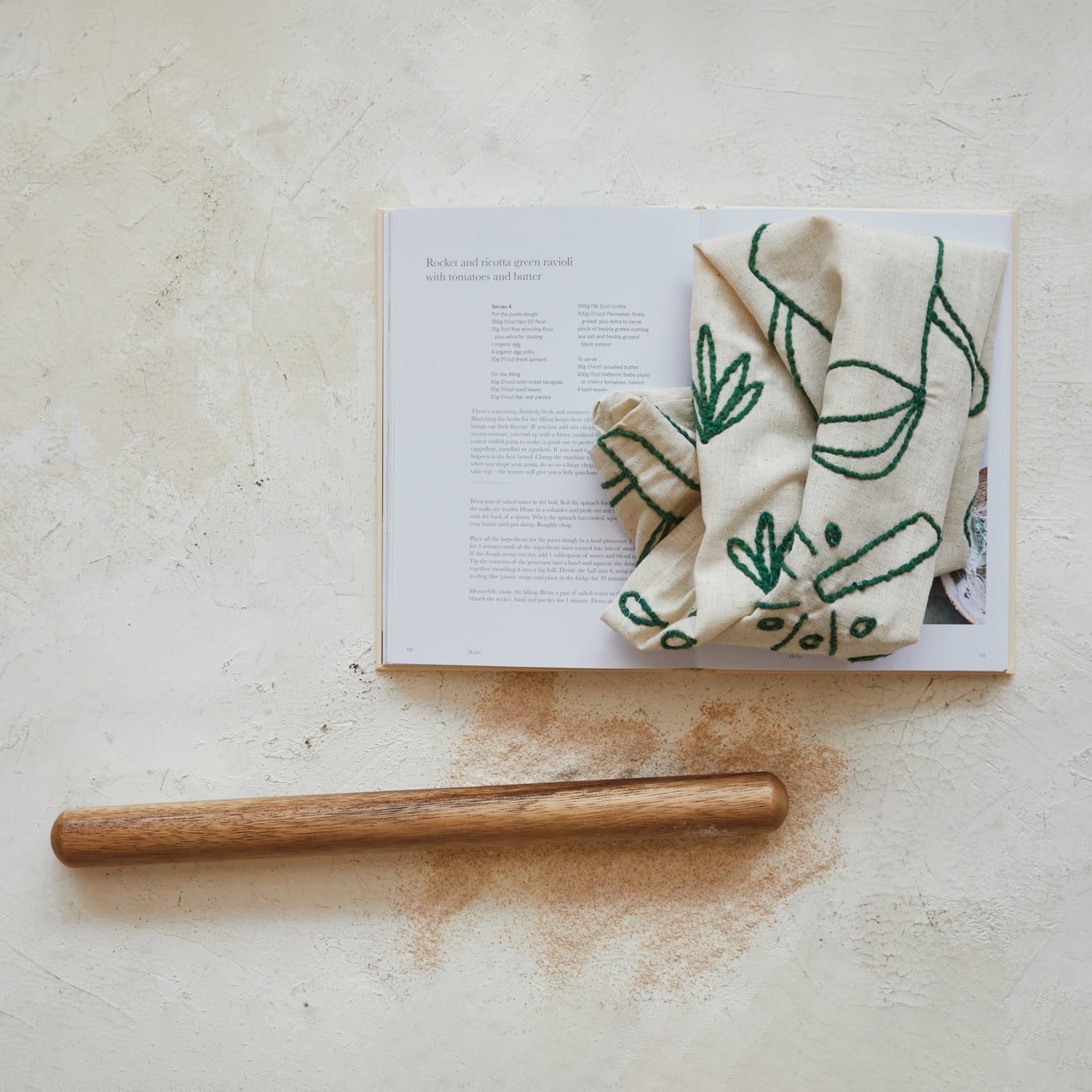 Hand-Carved Suar Wood Kitchen Pin