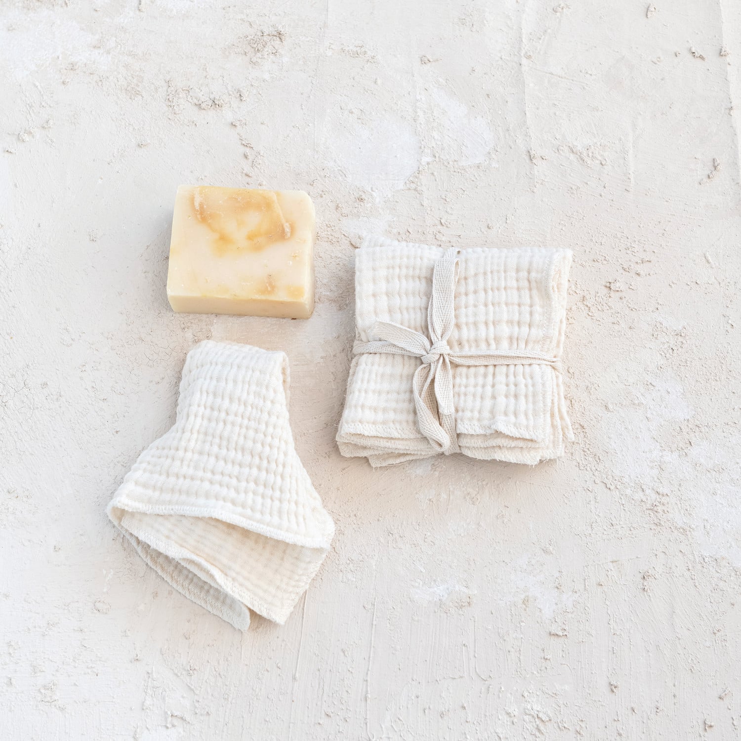 Absorbent Double-Layer Cotton Dish Cloth