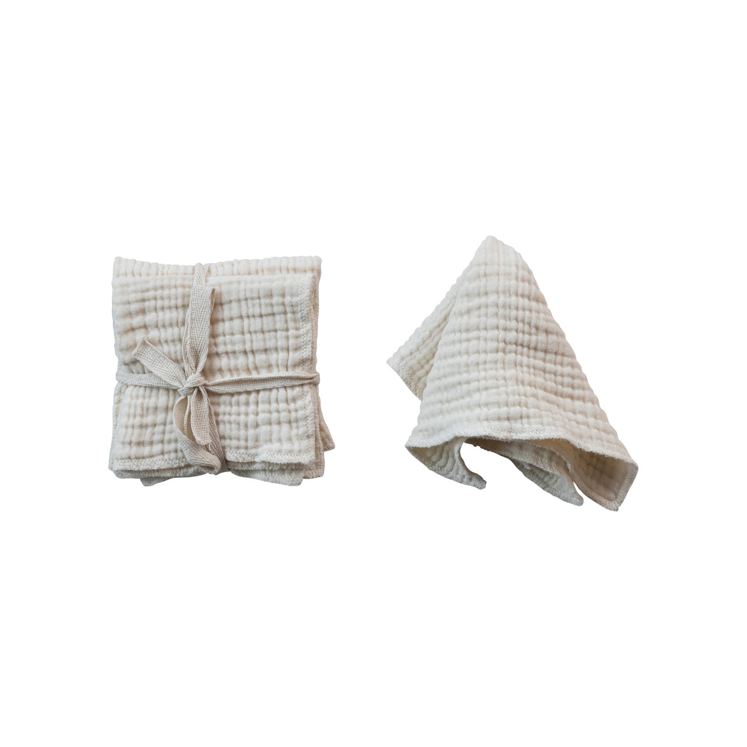 Absorbent Double-Layer Cotton Dish Cloth
