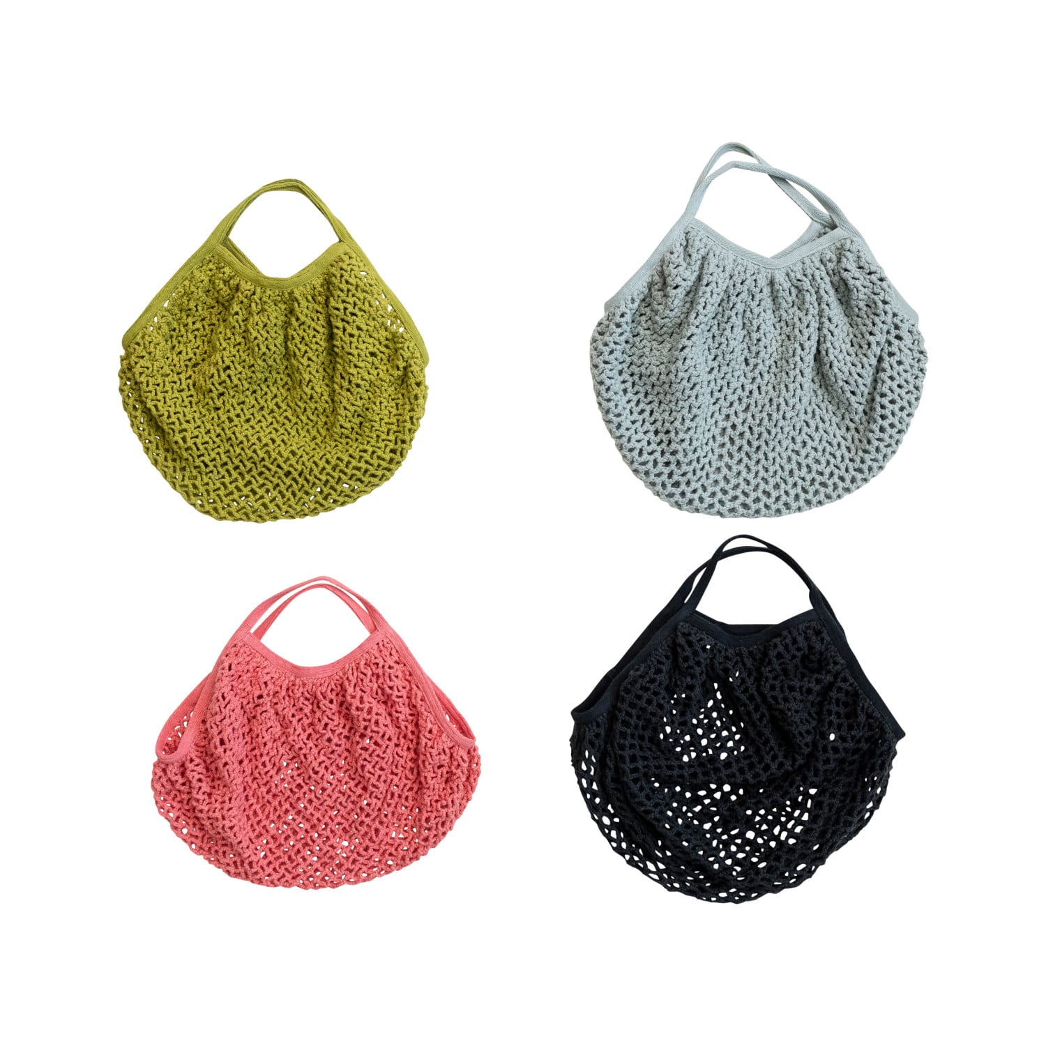 Hand-Crocheted Cotton Market Bag