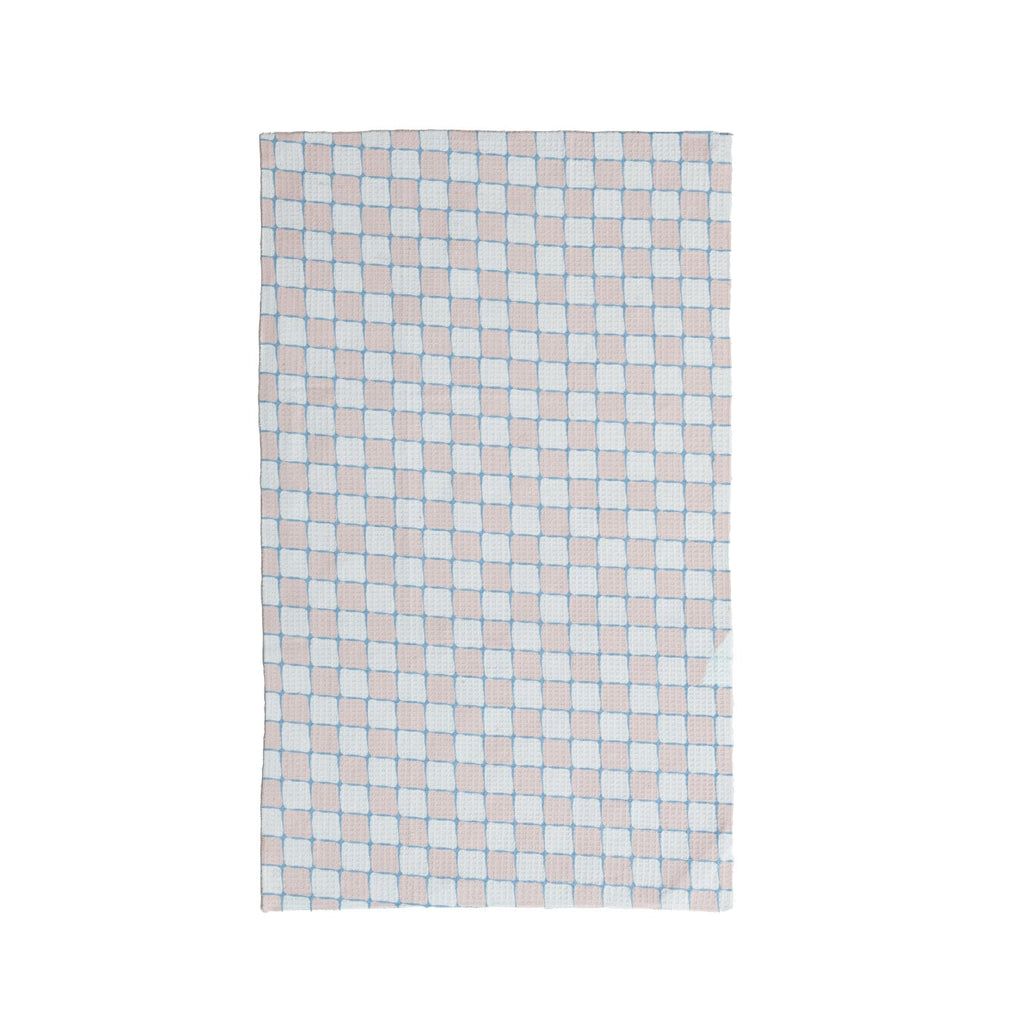 Checked Microfiber Tea Towel