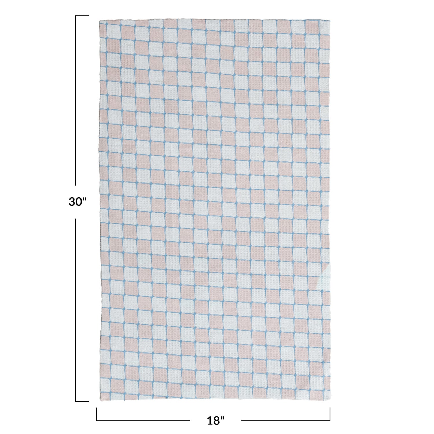 Checked Microfiber Tea Towel
