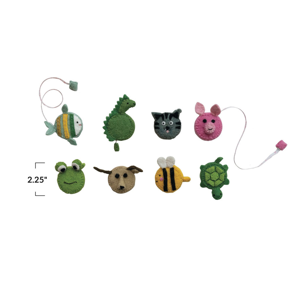 Wool Felt Animal Tape Measure