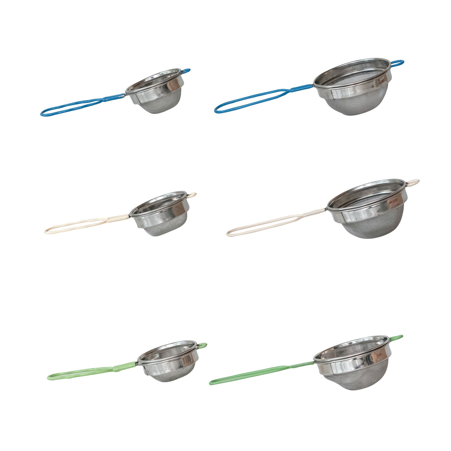 Polished Stainless Steel Kitchen Strainer — Small