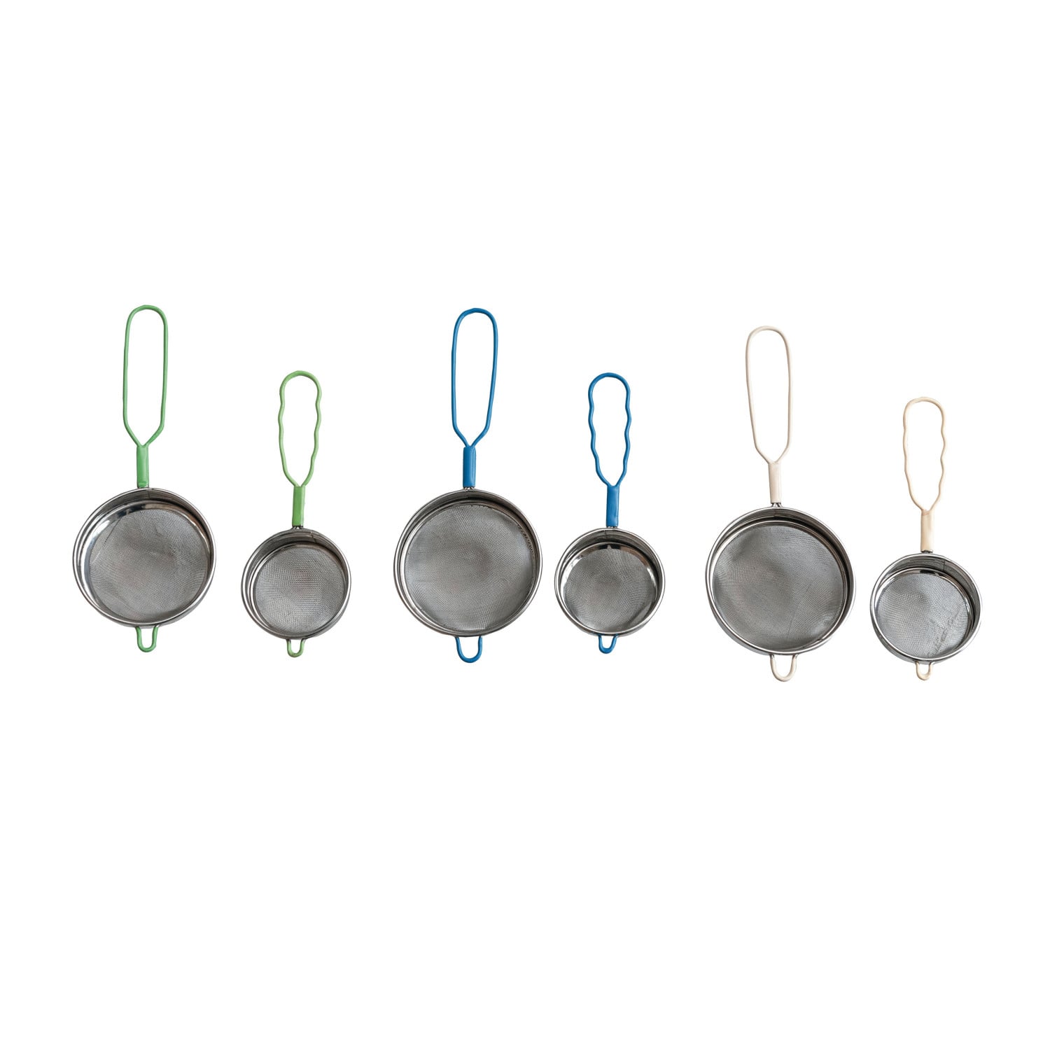 Polished Stainless Steel Kitchen Strainer — Small