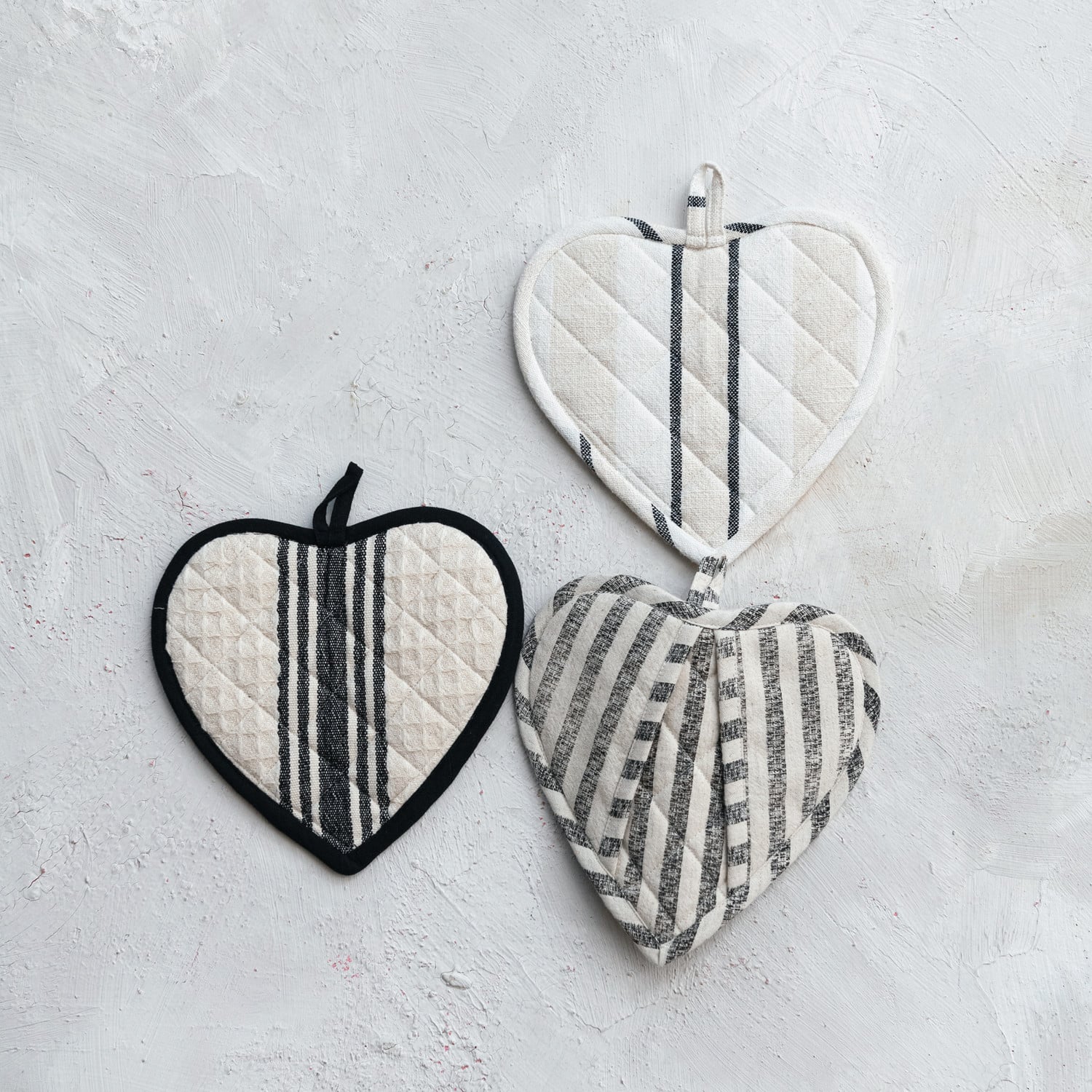 Quilted Heart Pot Holder