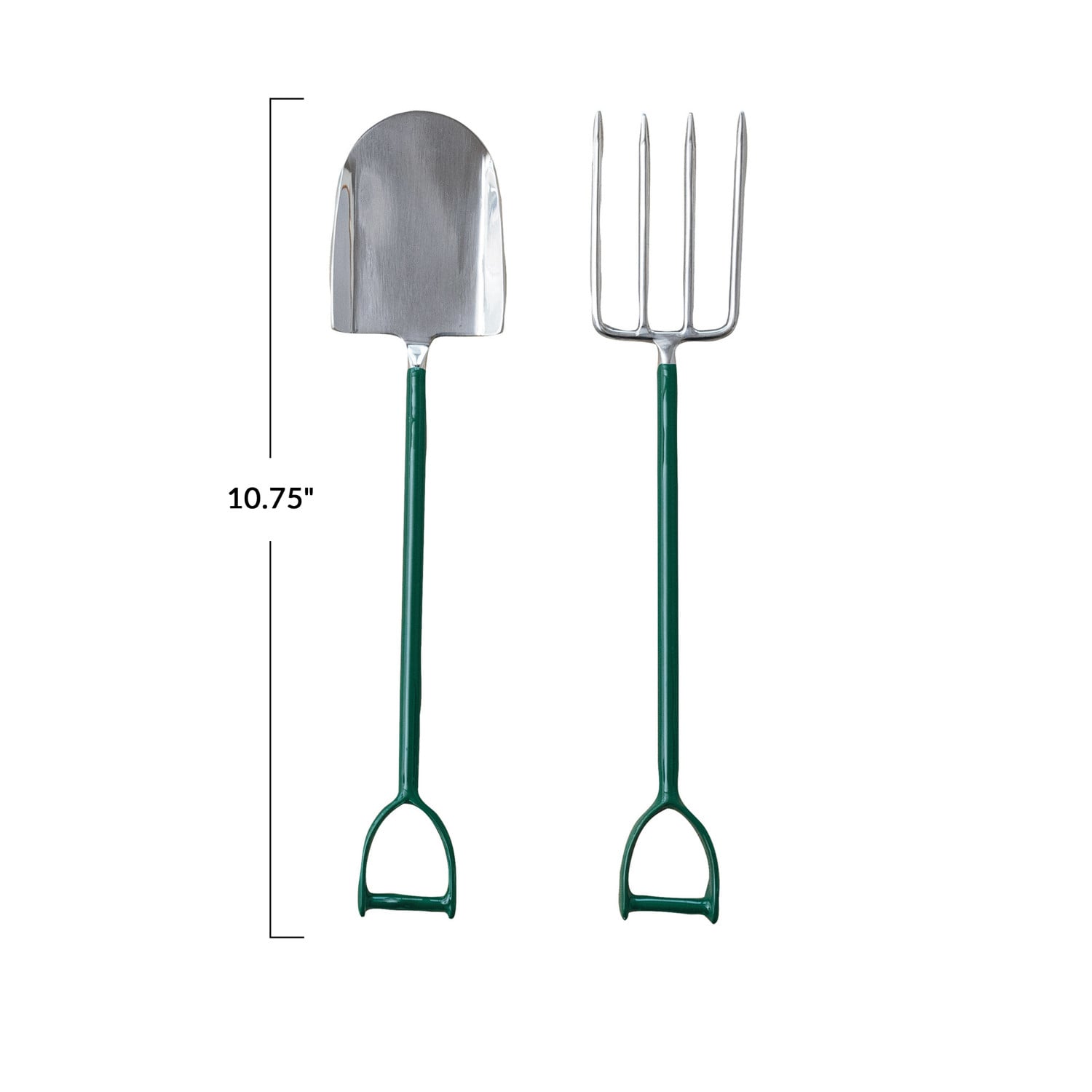 Sleek Stainless Steel Salad Servers
