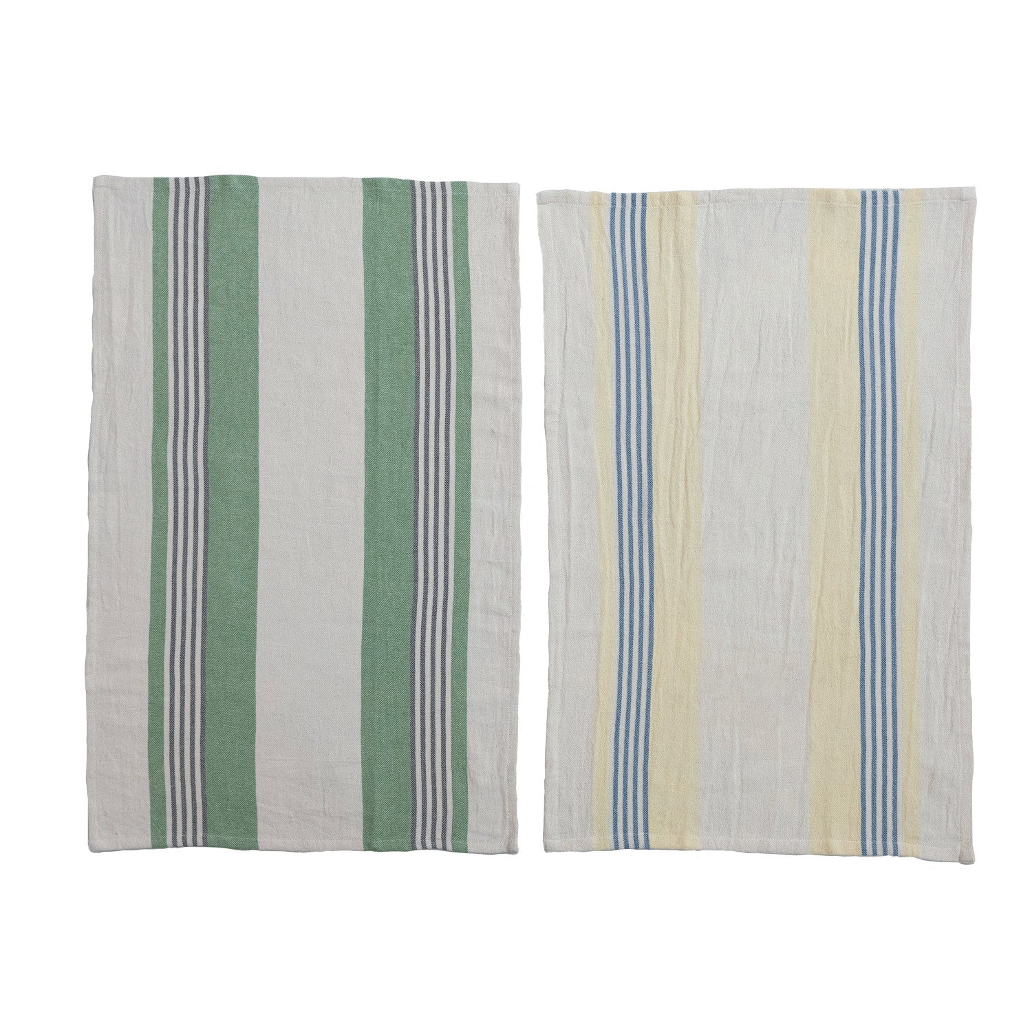 Cotton Tea Towel with Colorful Stripes