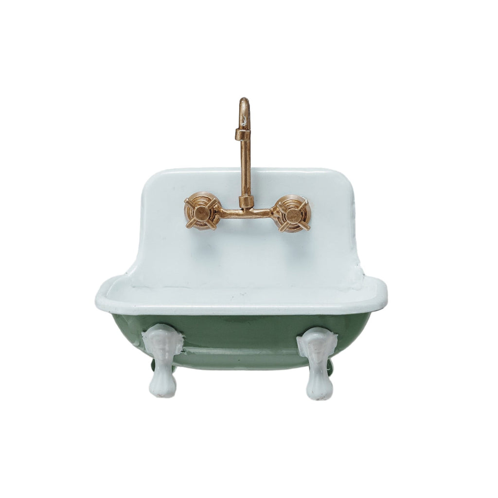 Green Sink-Inspired Soap Dish