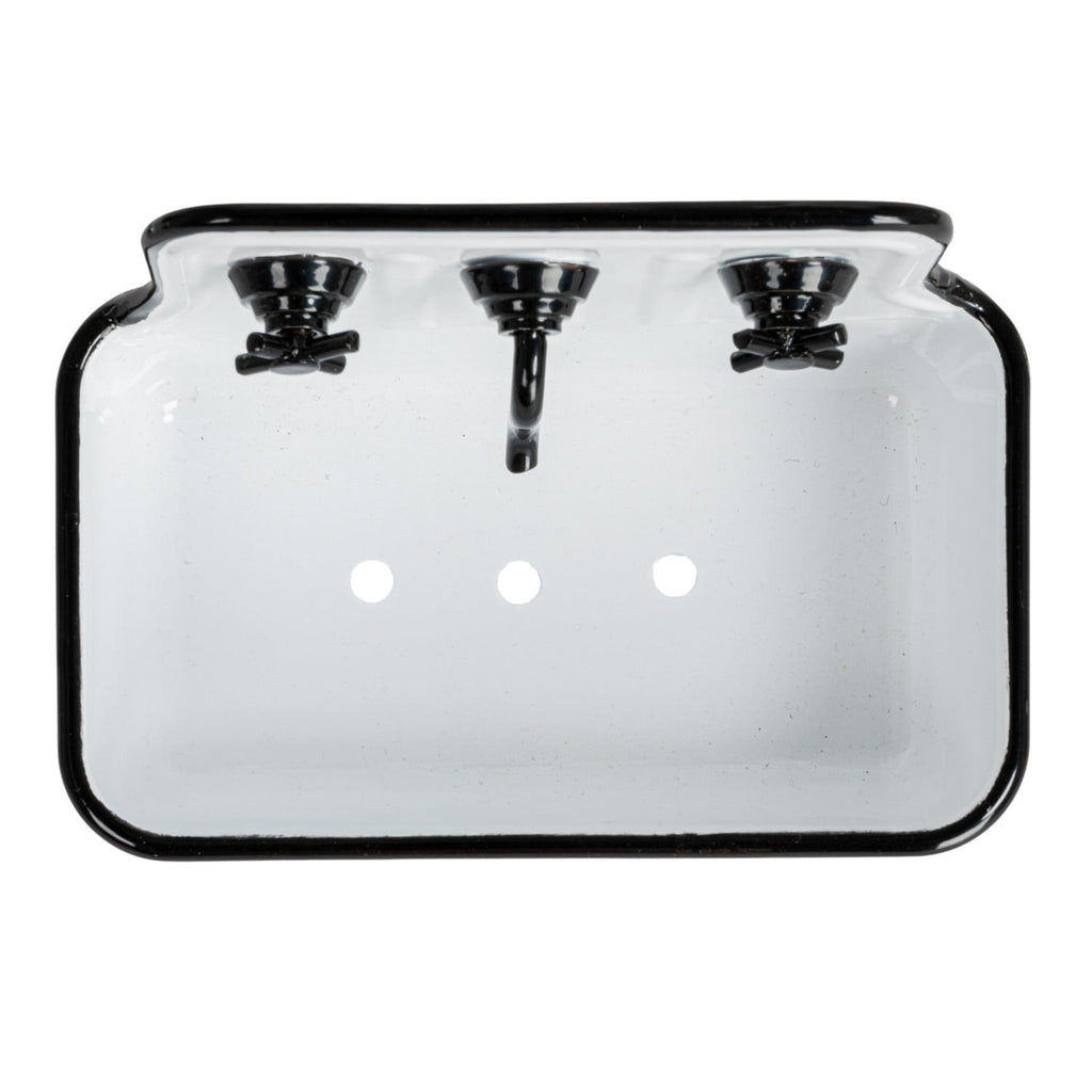 White Sink Soap Dish