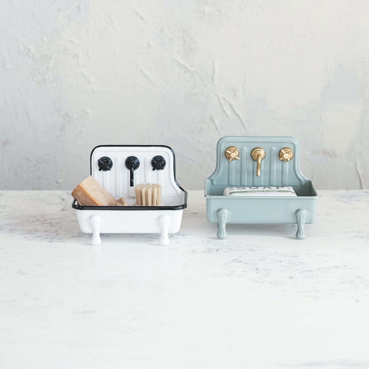 Sage Green Sink Soap Dish