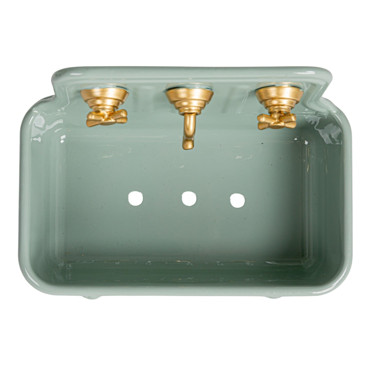 Sage Green Sink Soap Dish