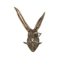 Antique Brass Dapper Rabbit Wall Decor