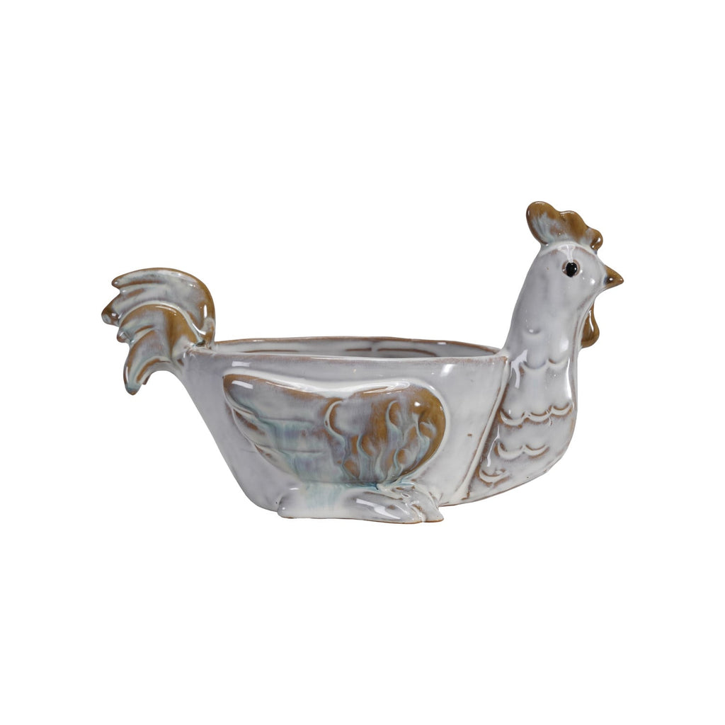 Whimsical Hen Ceramic Sponge Holder
