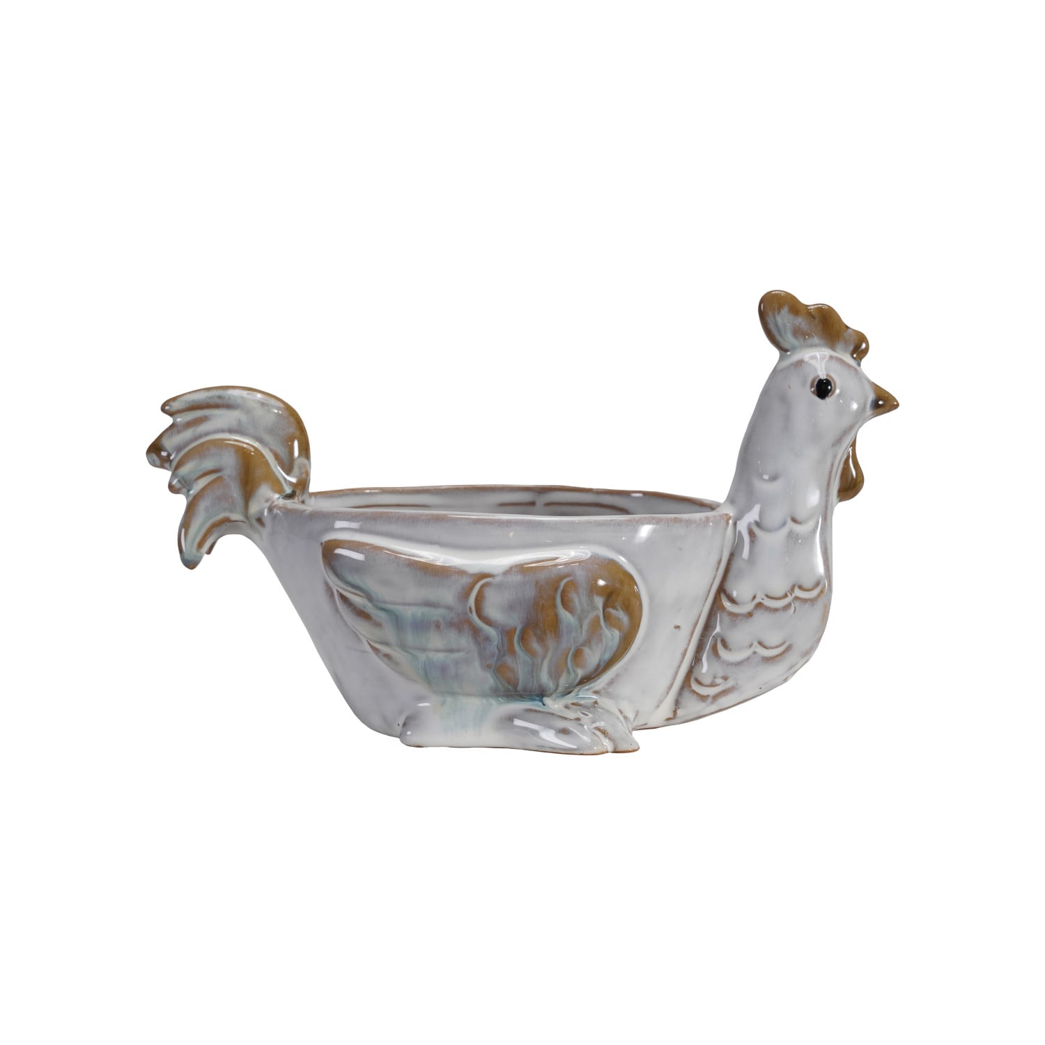 Whimsical Hen Ceramic Sponge Holder