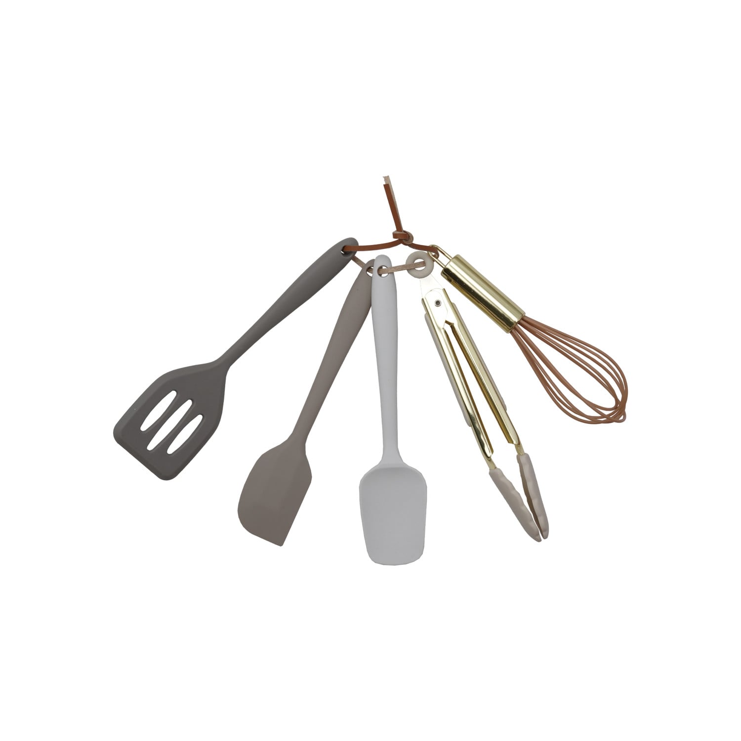 Mini Silicone & Gold Kitchen Tool Set