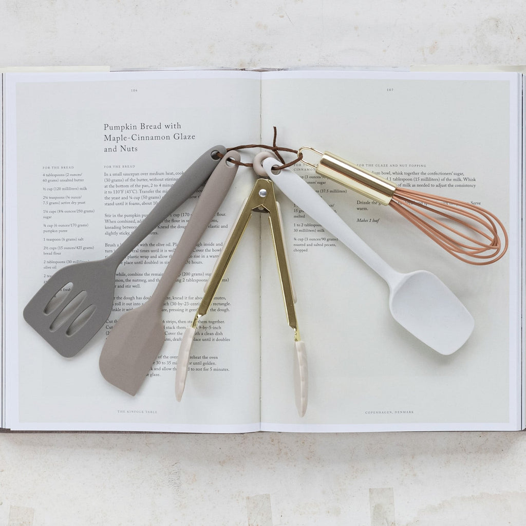 Mini Silicone & Gold Kitchen Tool Set