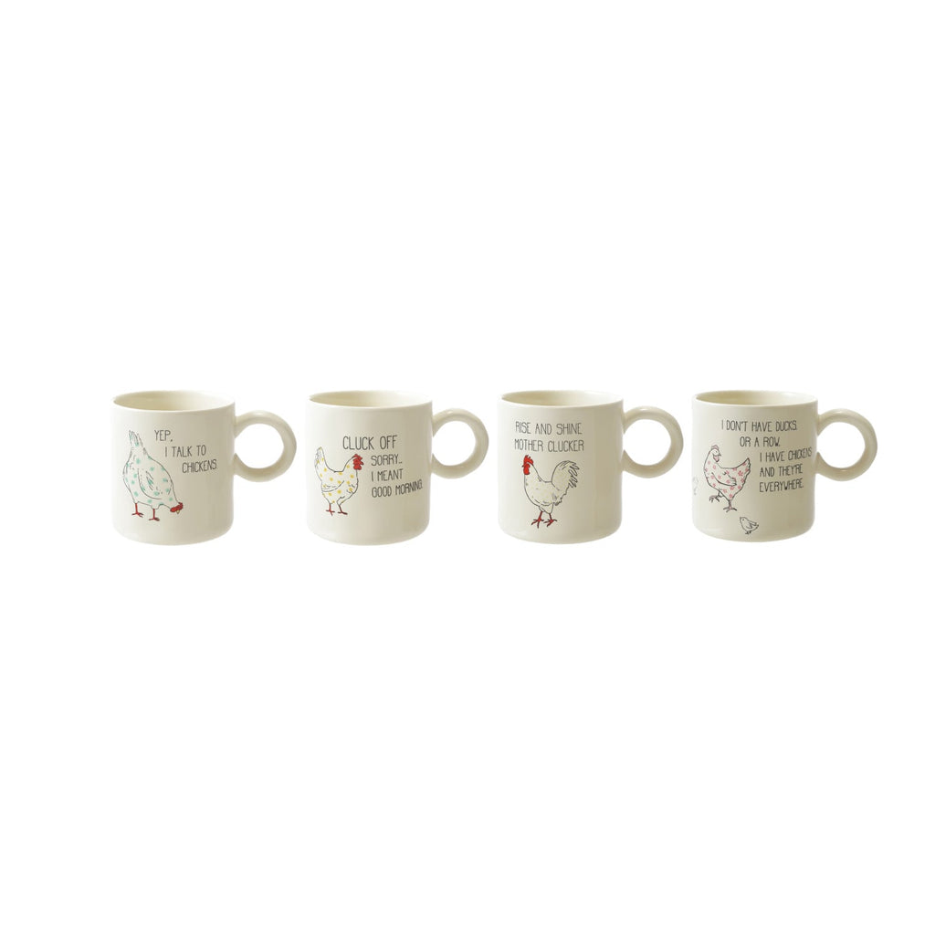 Charming Chicken Stoneware Mug