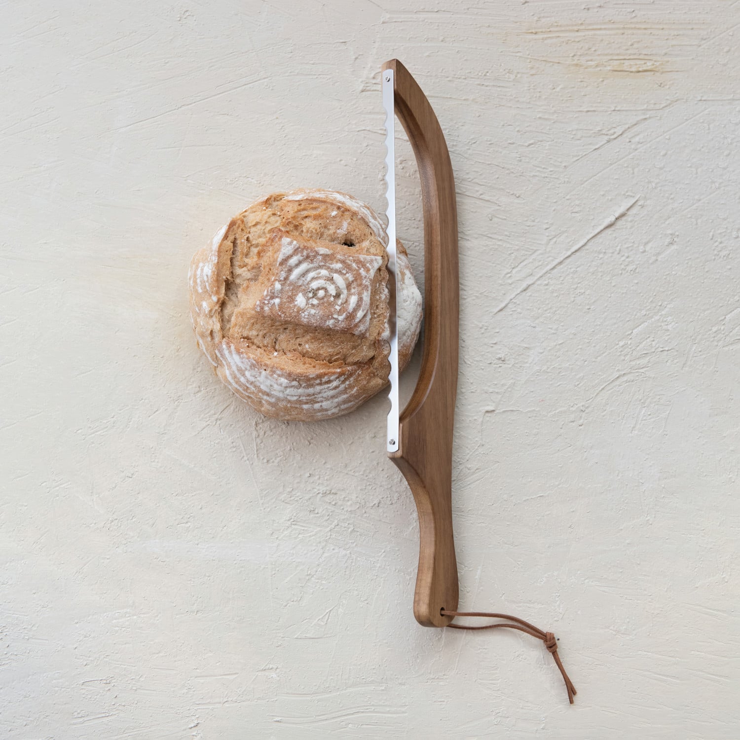 Classic Wooden Bread Bow Knife