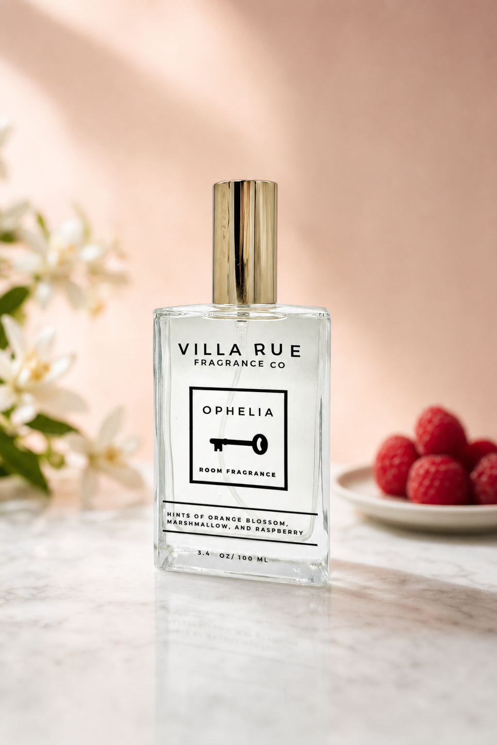 Villa Rue Ophelia room & body mist — themed scene