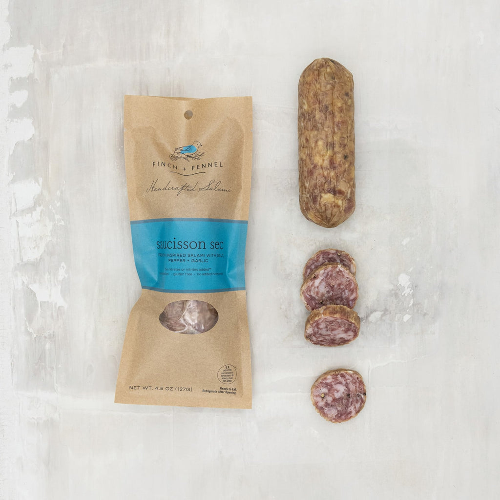 French-Style Saucisson Sec Salami
