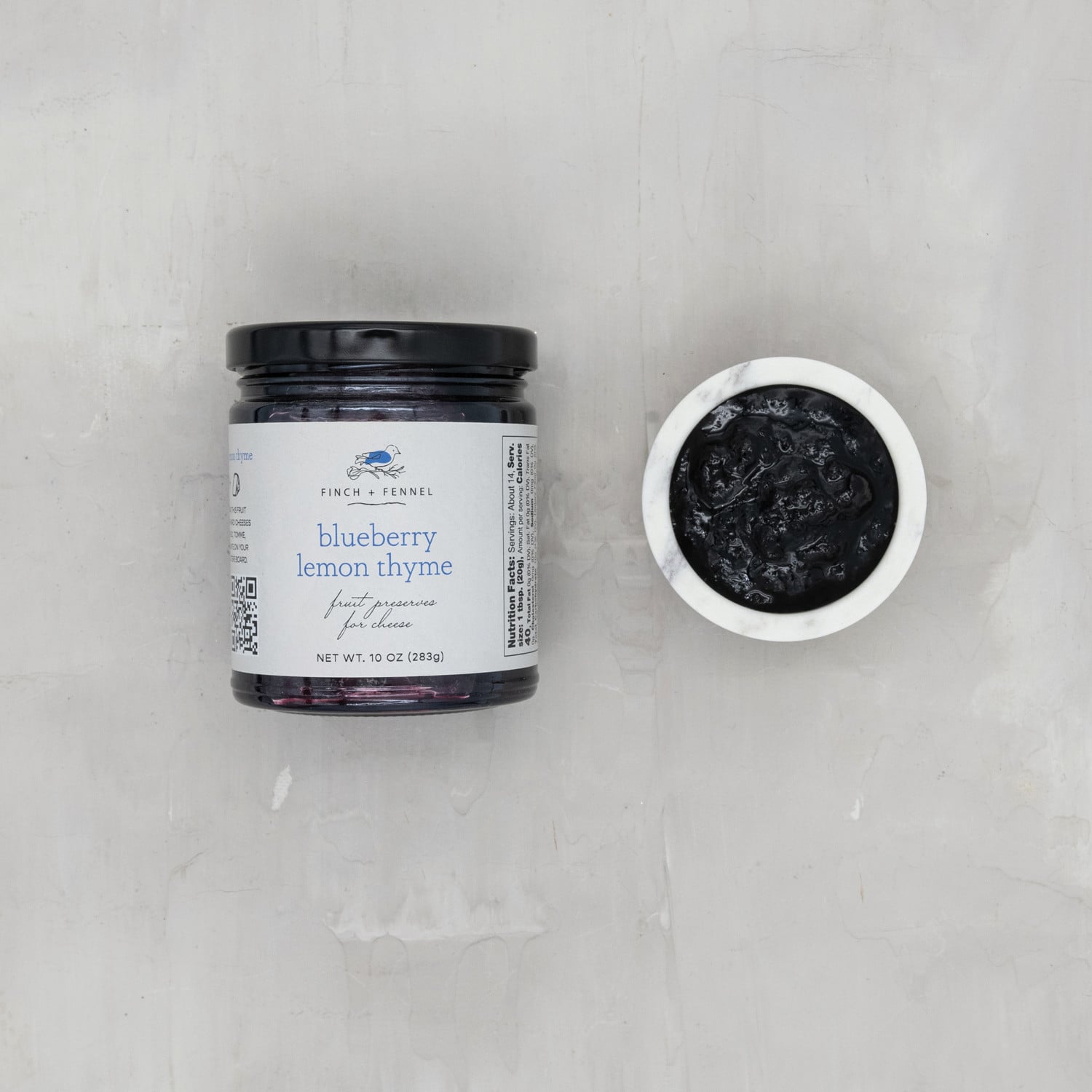Blueberry Lemon Thyme Cheese Pairing Preserves