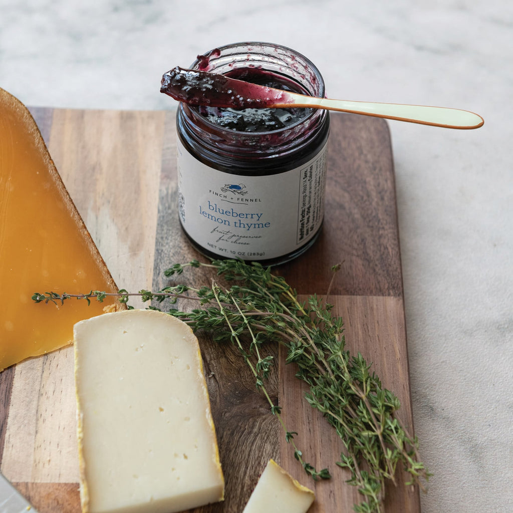 Blueberry Lemon Thyme Cheese Pairing Preserves