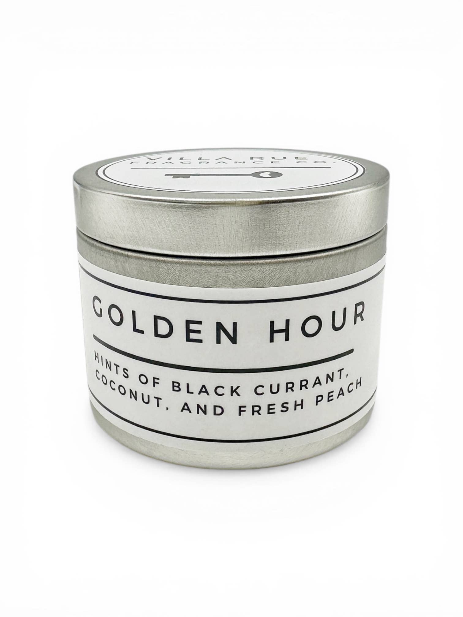 Villa Rue golden hour soy candle — 4oz Tin