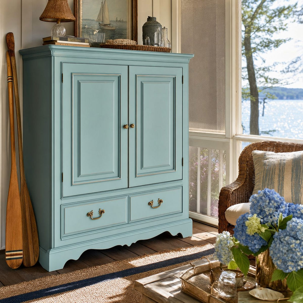 Wise Owl Chalk Synthesis Paint — Higgins Lake — styled room