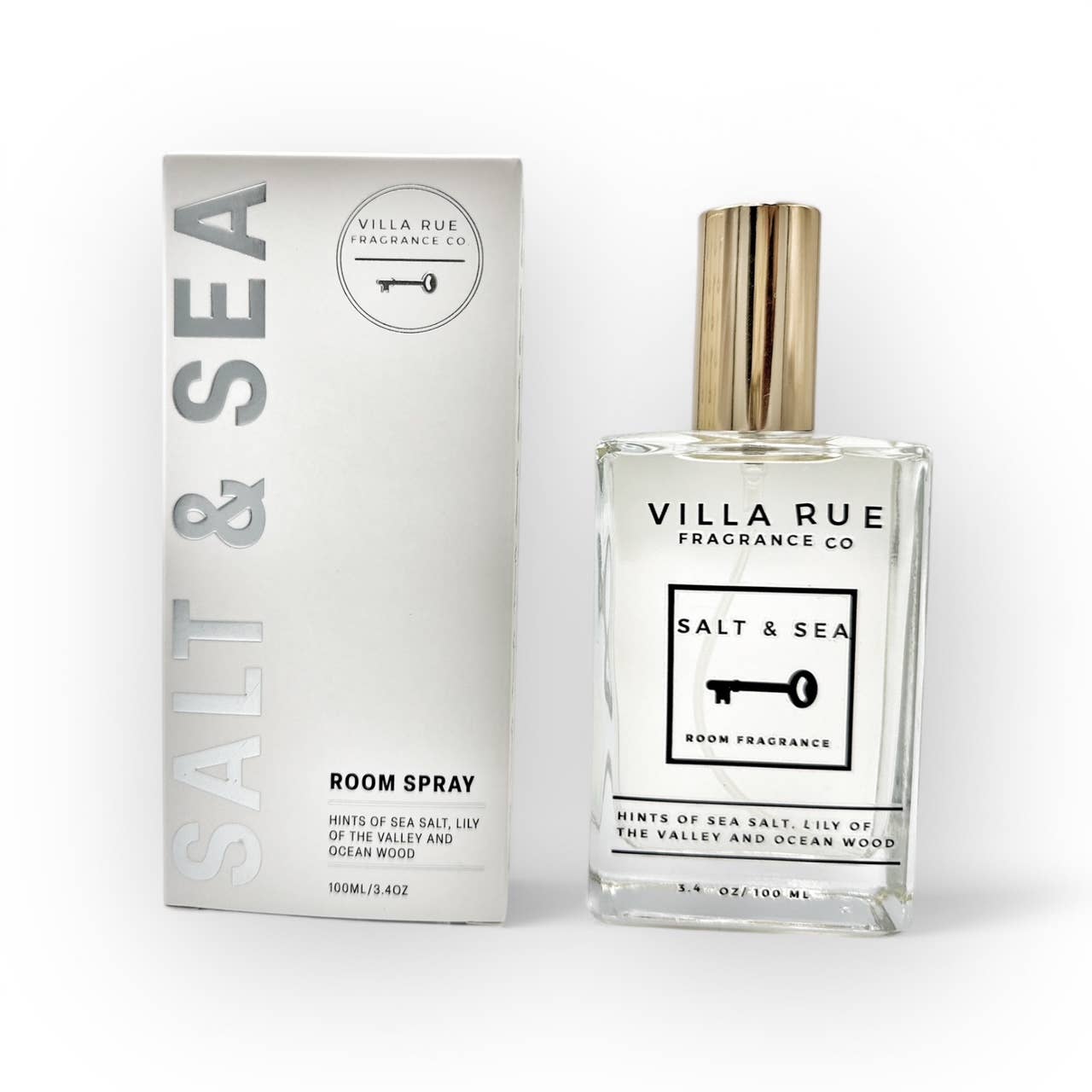 Villa Rue Salt & Sea room & body mist — 100ml room spray