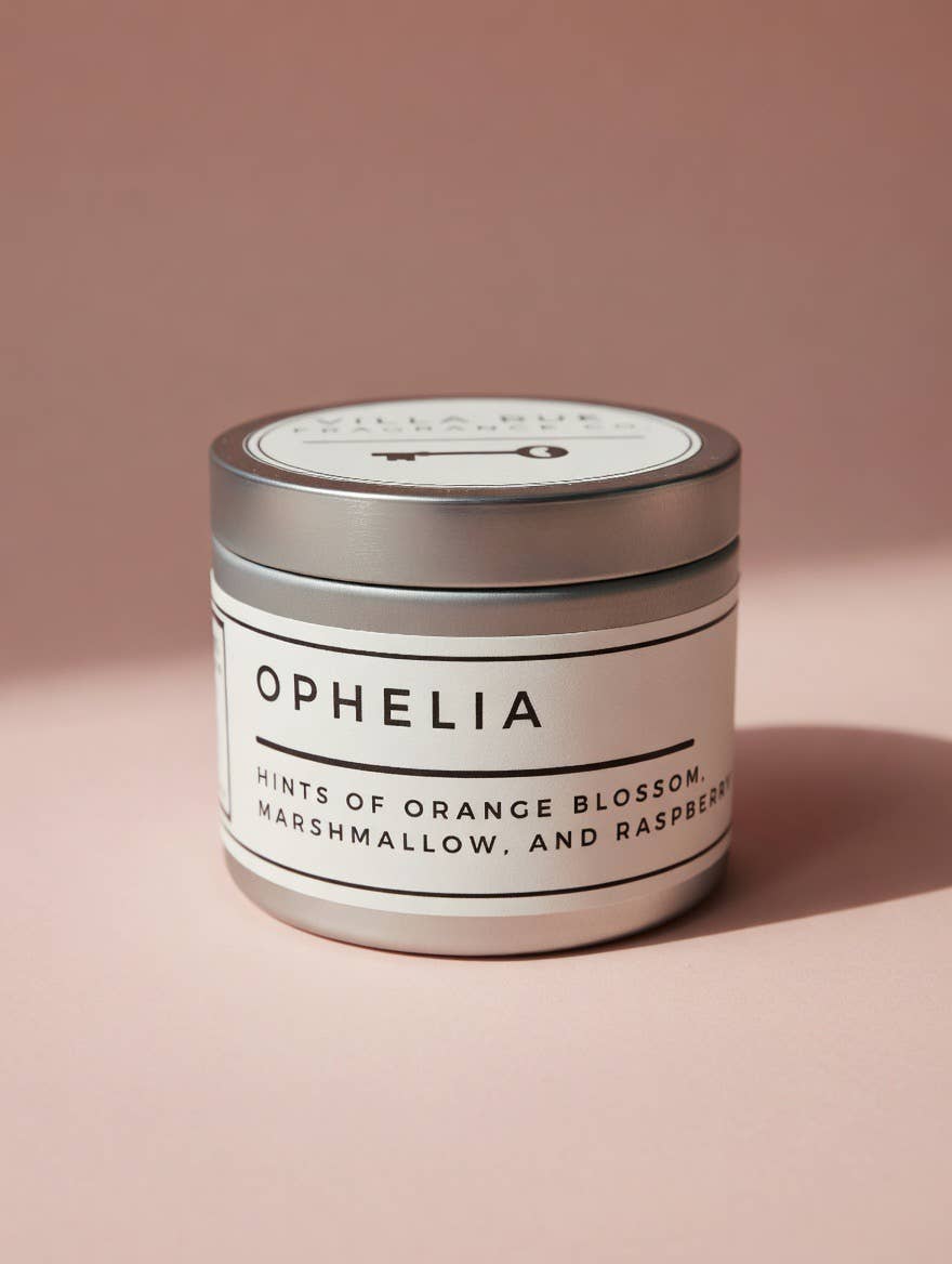 Villa Rue ophelia soy candle — 4oz Tin