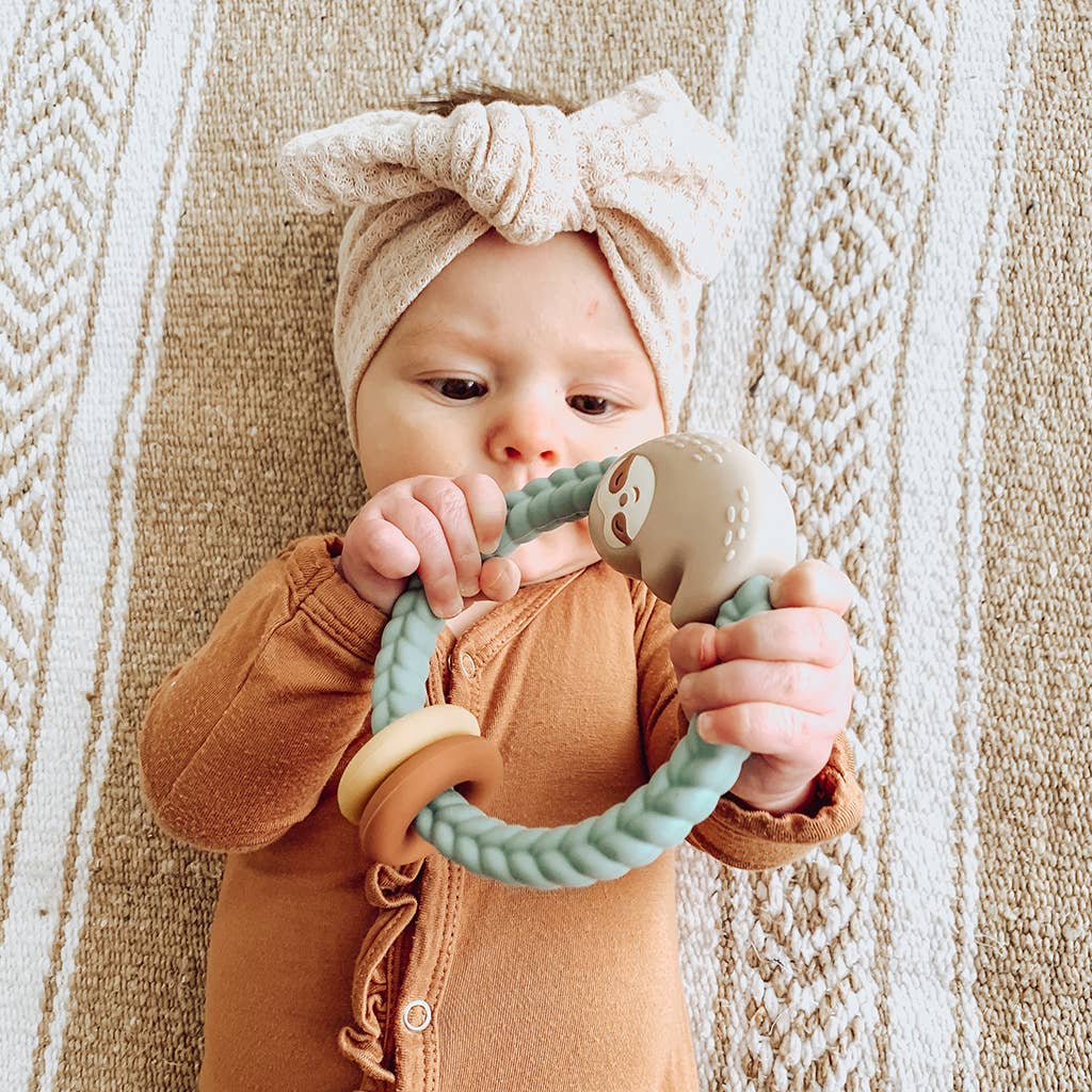 Itzy Ritzy Silicone Rattle Teether
